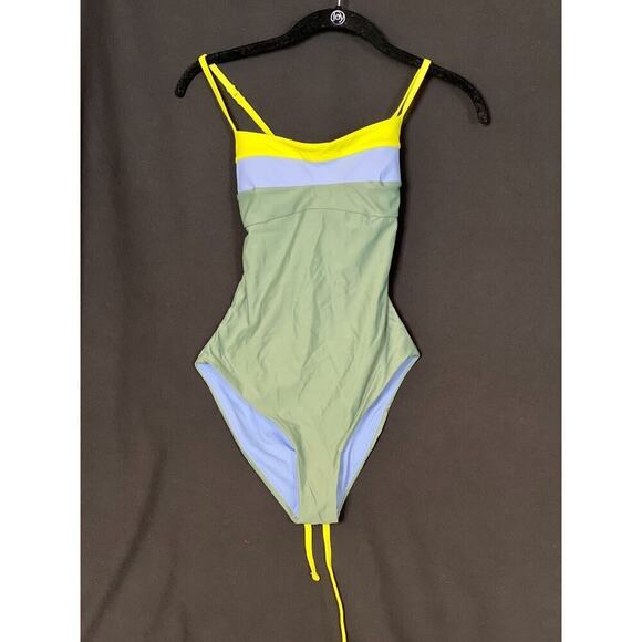 NWT prAna Lurisia One Piece Colorblock Swimsuit Size XS Small NEW $95 - Picture 3 of 6